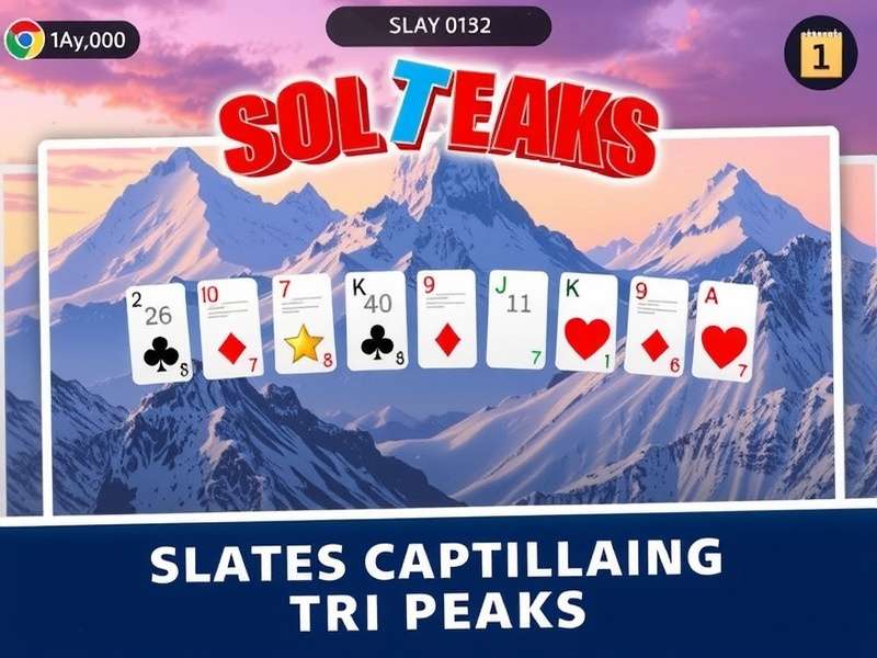 Solitaire Tri Peaks Gameplay Screenshot Solitaire Tri Peaks Gameplay Screenshot
